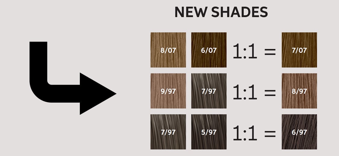 Wella Colour Crush bespoke shades